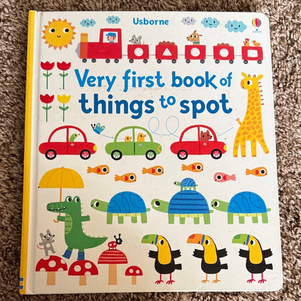 Usborne Very First Book of Things to Spot - Vibrant Learning Fun